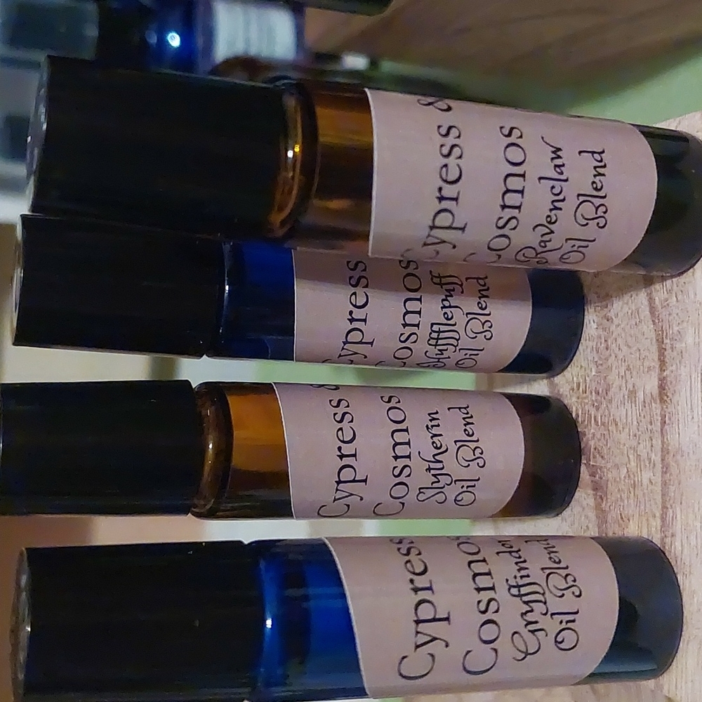 Hogwarts Houses custom blended essential oil scents (set of 4)